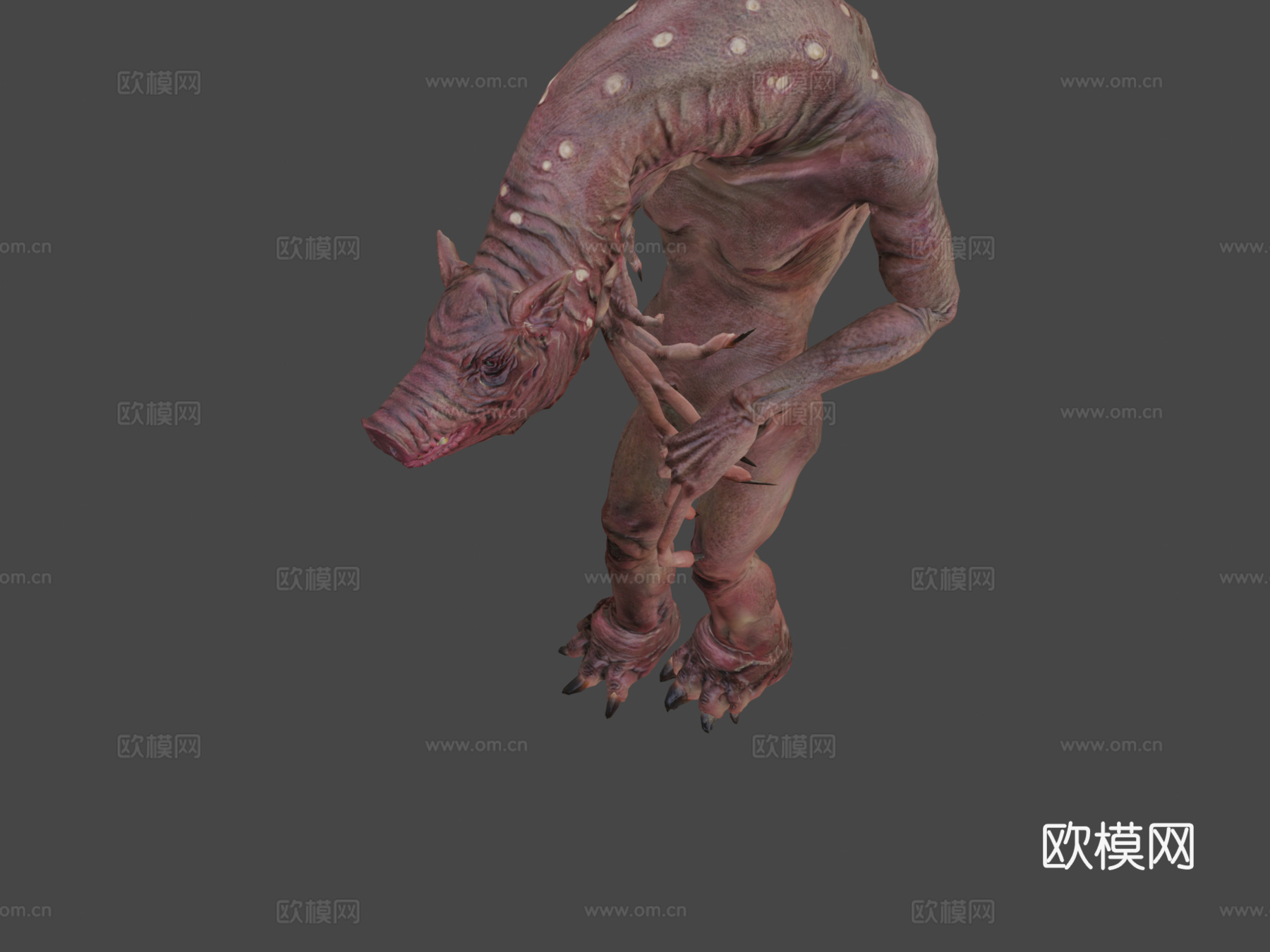 猪魔3d模型