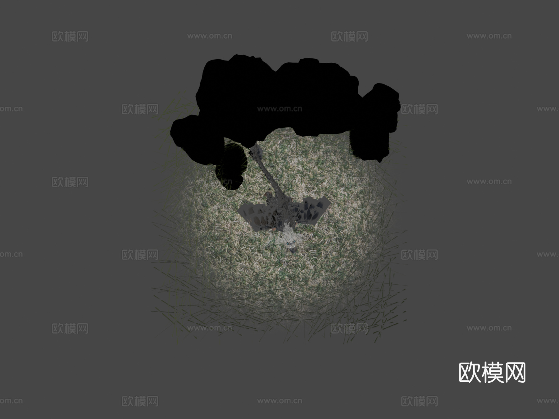 最后的守护者-翠可3d模型