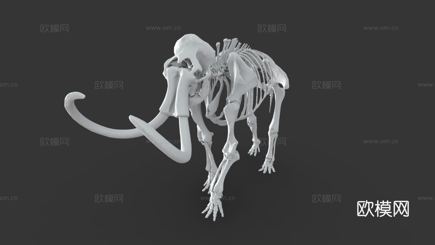 原始猛犸象3d模型