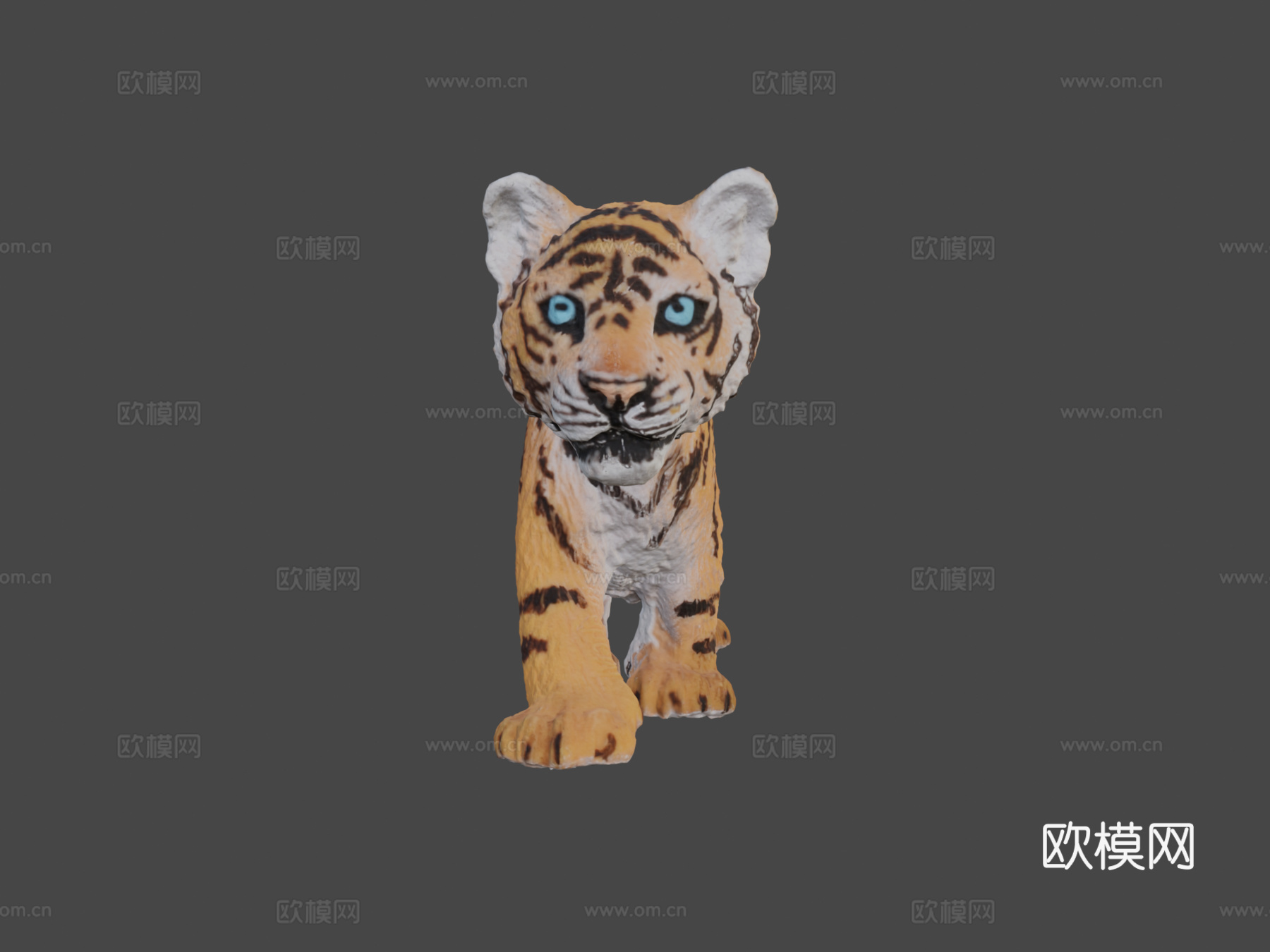 迷你虎崽3d模型