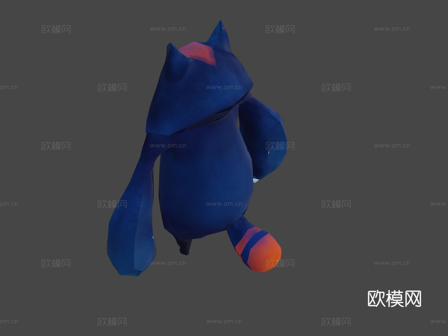 猫型生物3d模型
