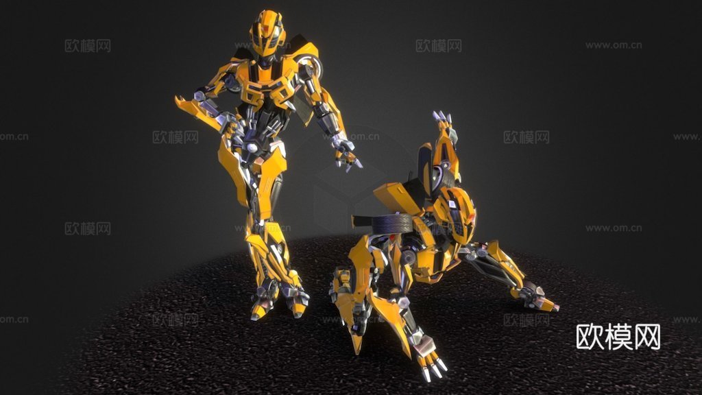 雌性大黄蜂(同人作品)3d模型