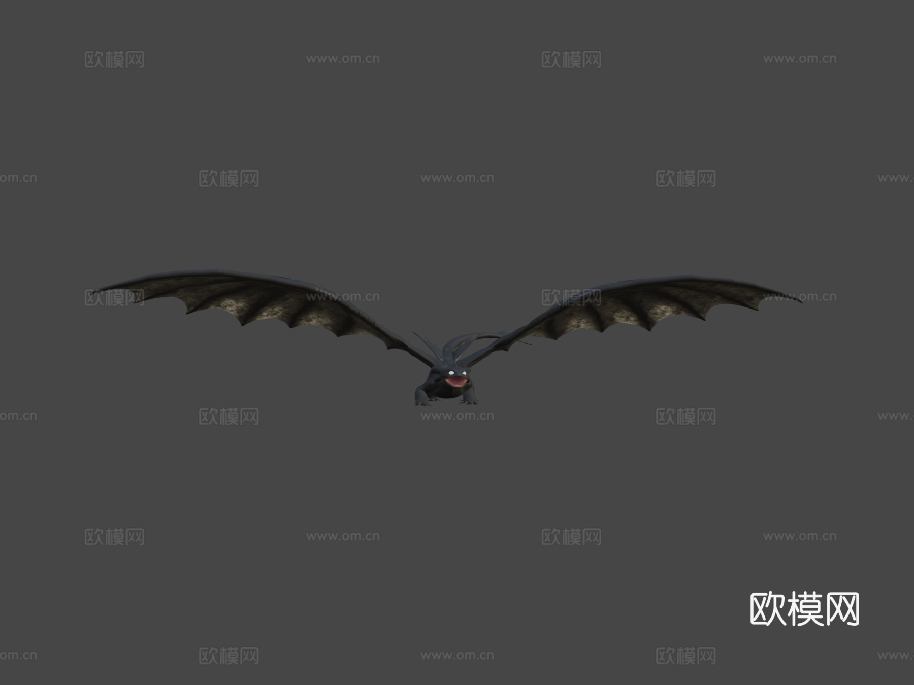 无牙-驯龙高手3d模型