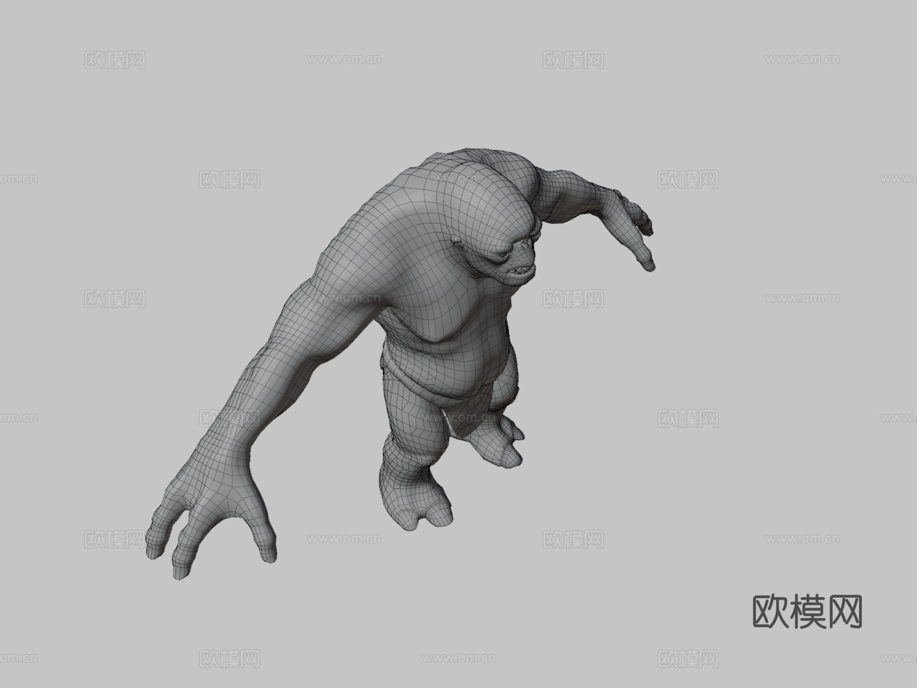 指环王洞穴巨怪3d模型