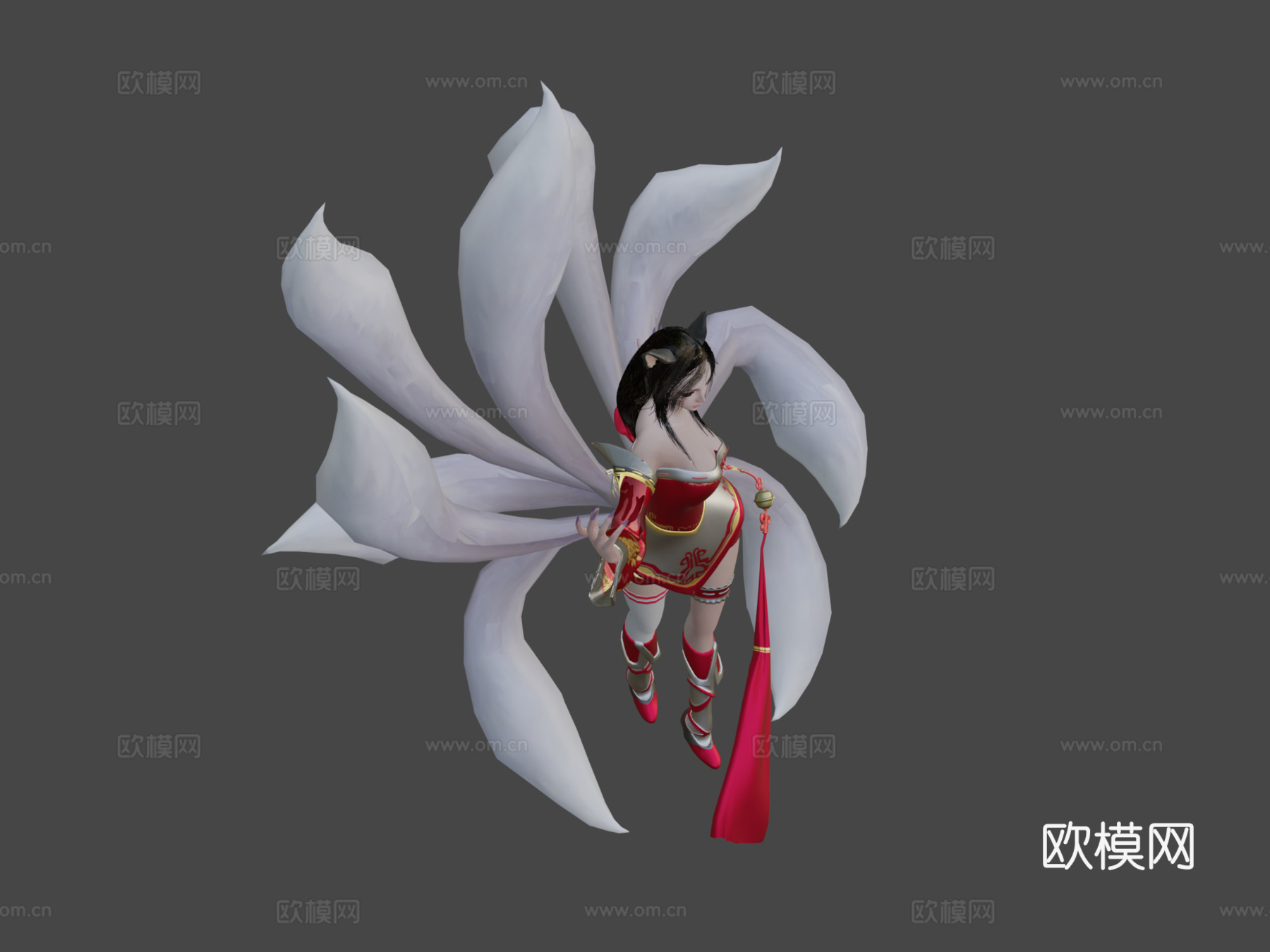 九尾狐阿狸3d模型