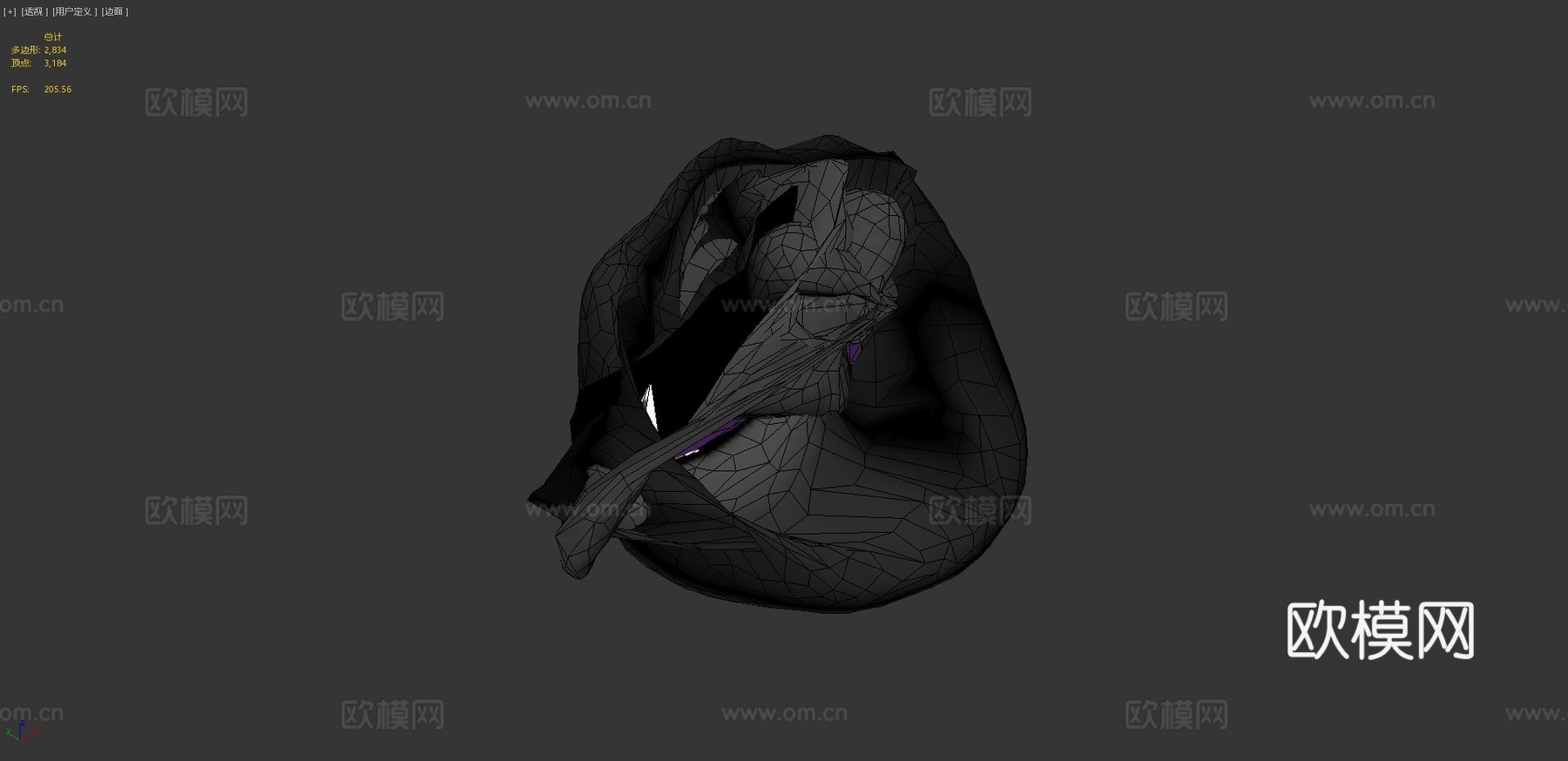 淘气鬼-班班花园63d模型