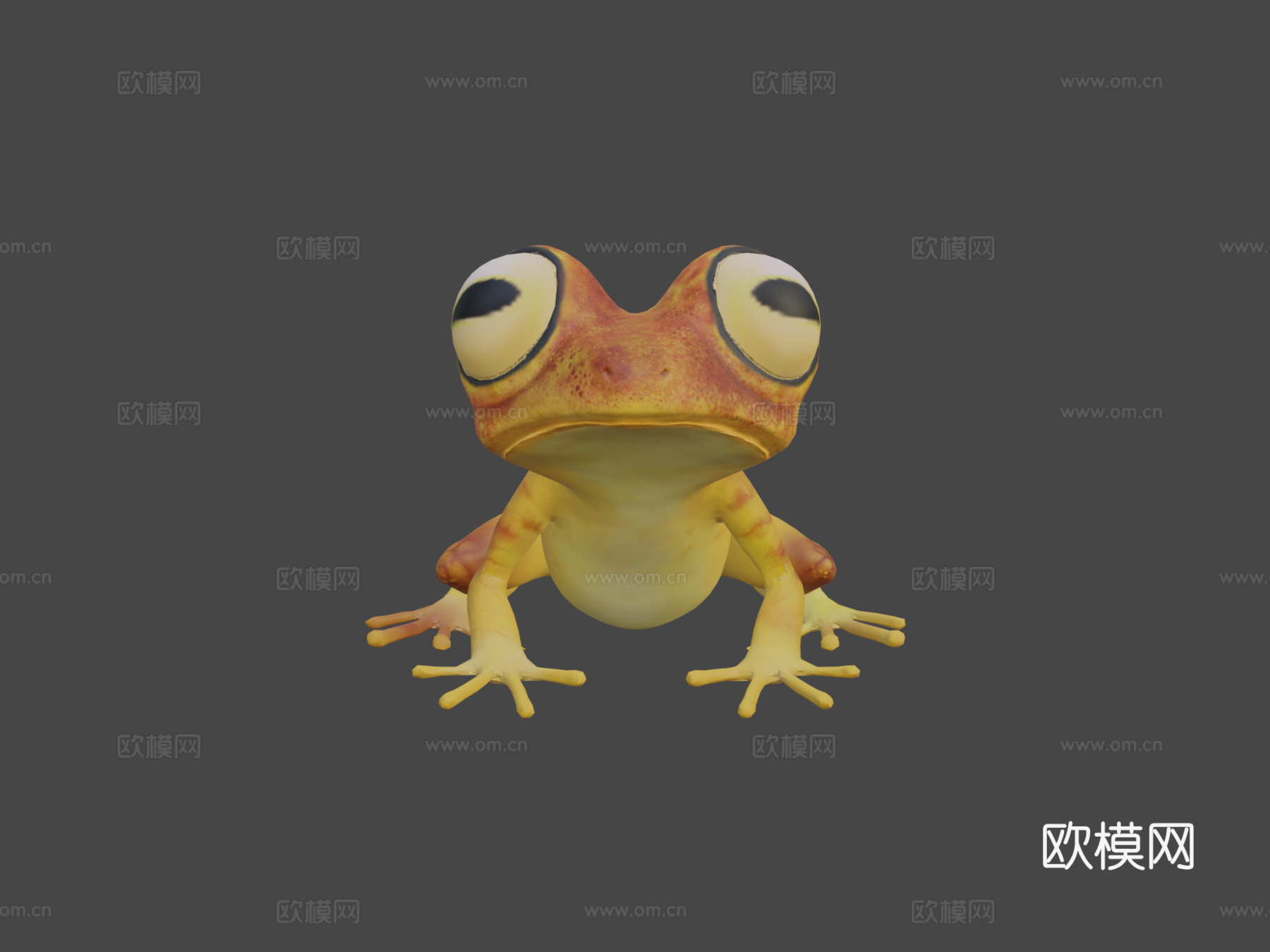 青蛙3d模型