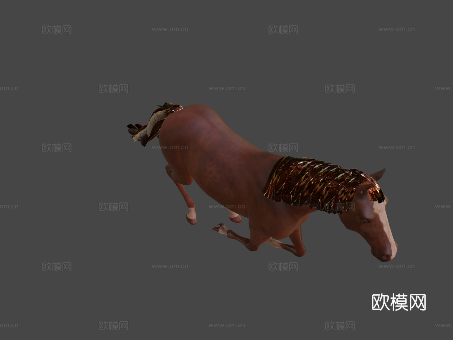 马3d模型