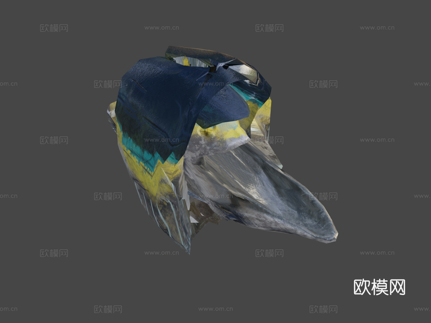 金枪鱼3d模型