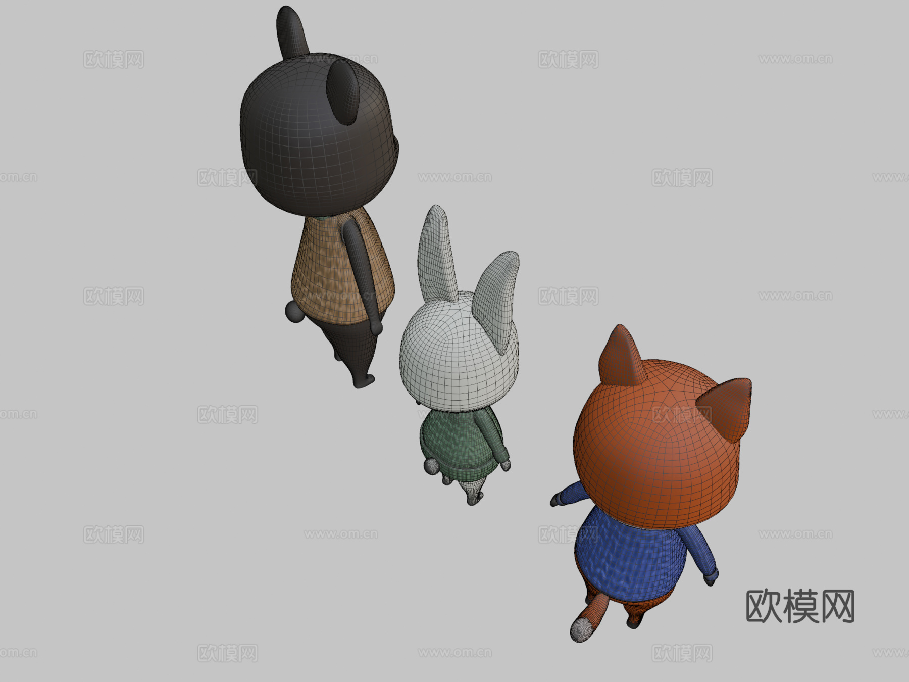 动物小队3d模型