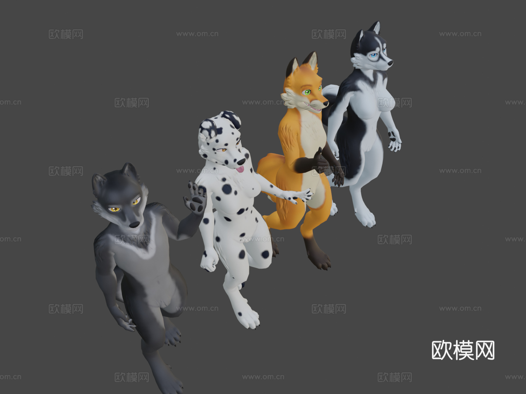 库达的犬齿-VRChat模型3d模型
