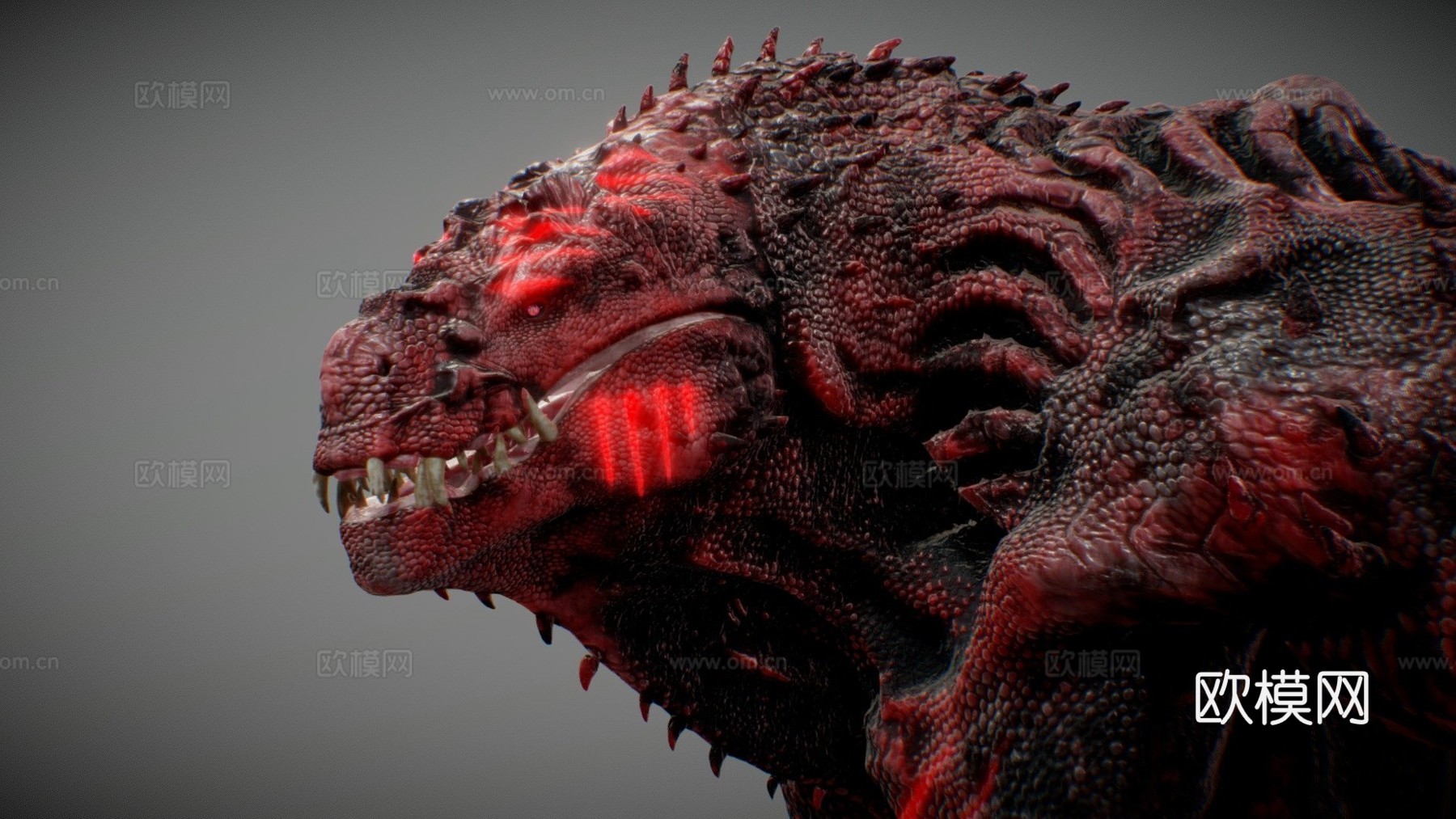 生物怪物3D由Oscar Creativo创作3d模型