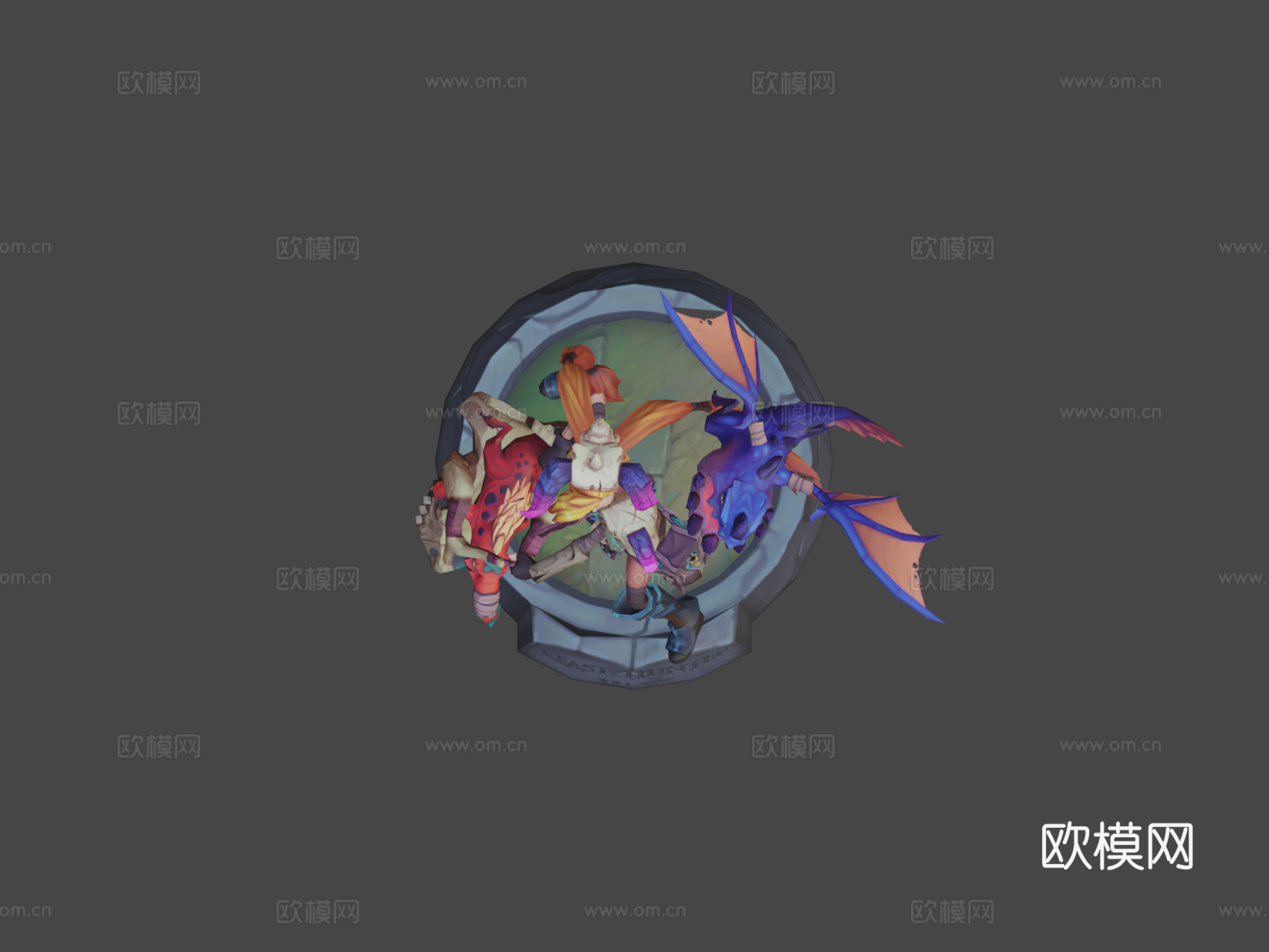 野兽猎人金克丝3d模型
