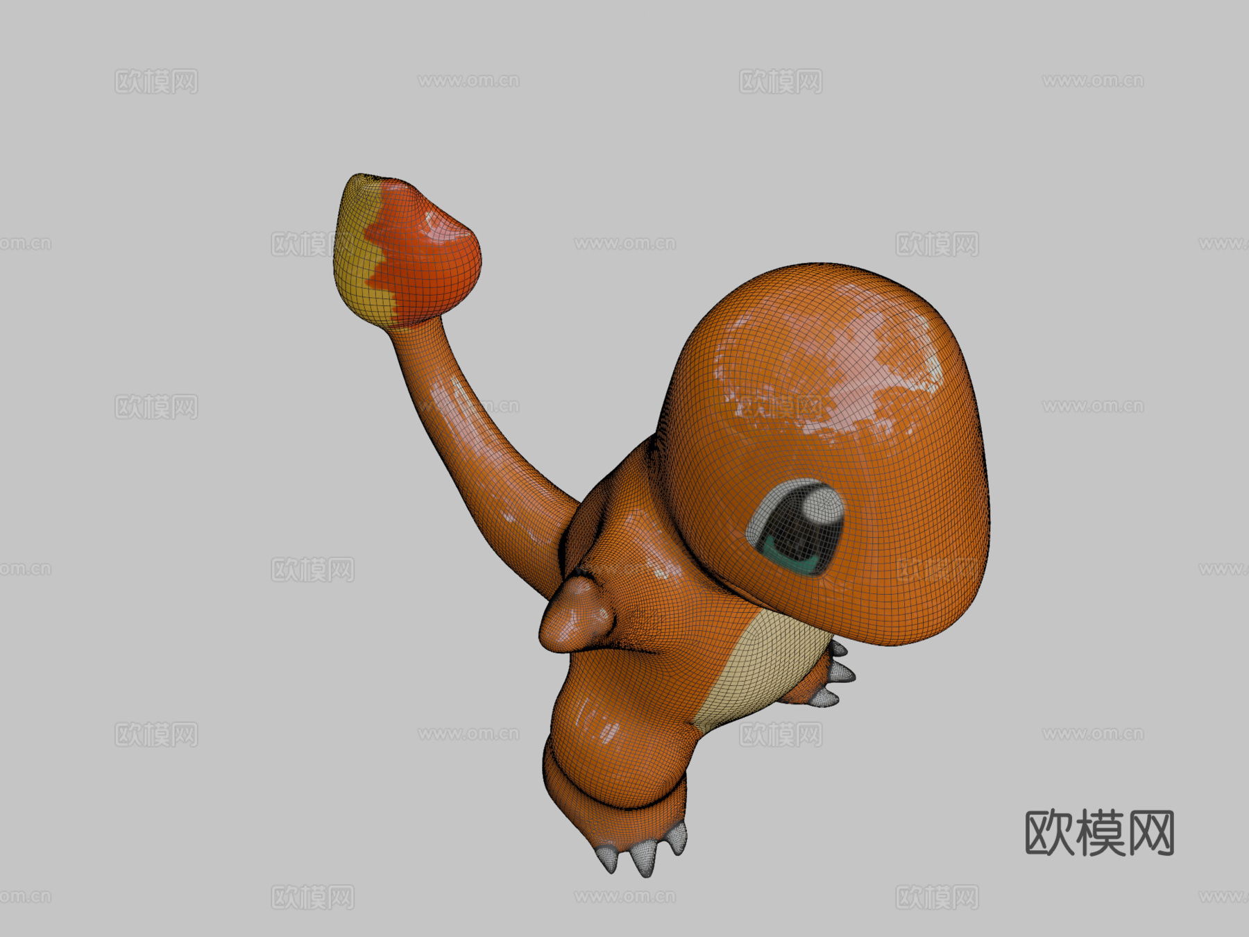 宝可梦-小火龙3d模型