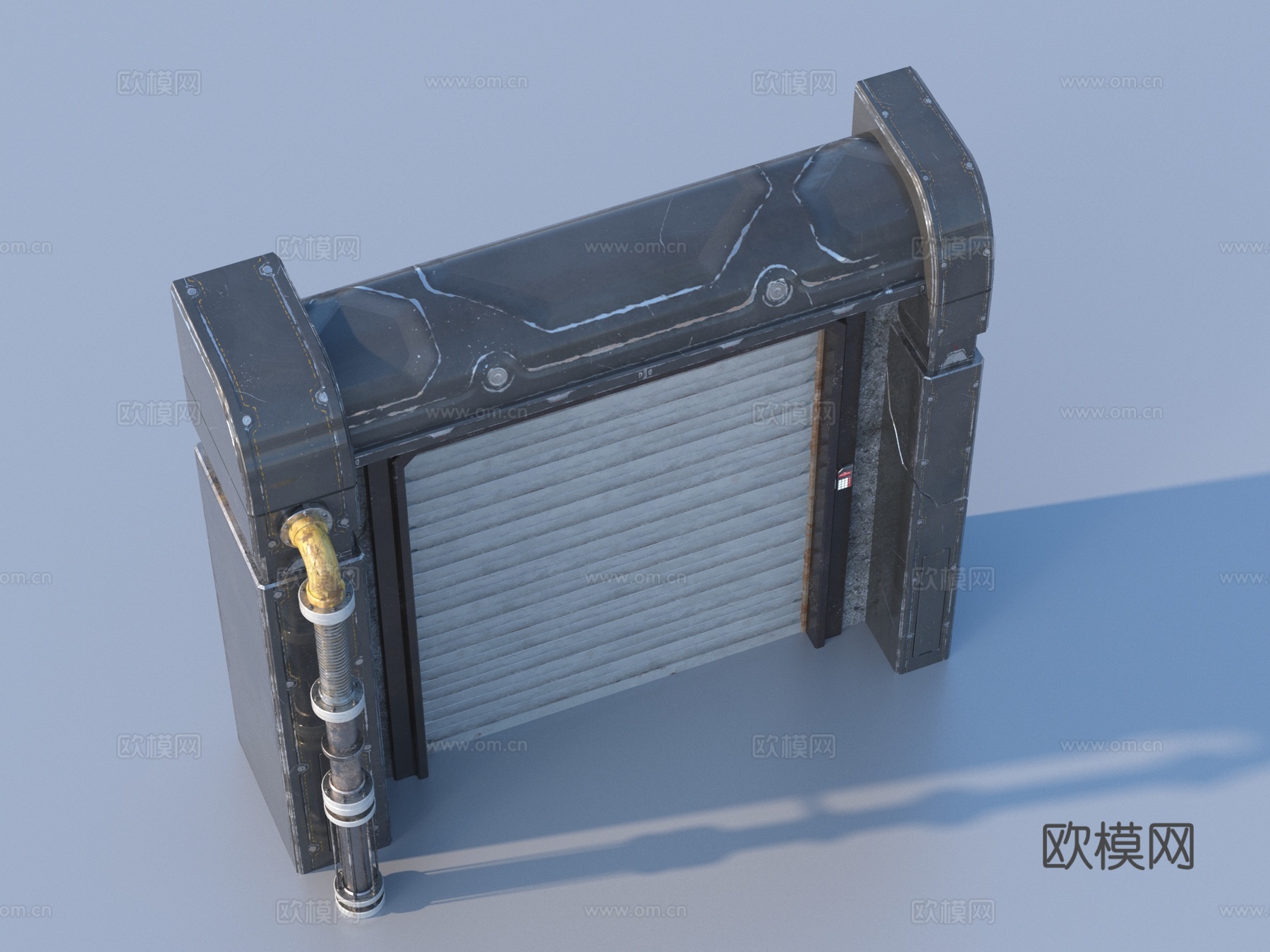门 铁门 大门 房门3d模型
