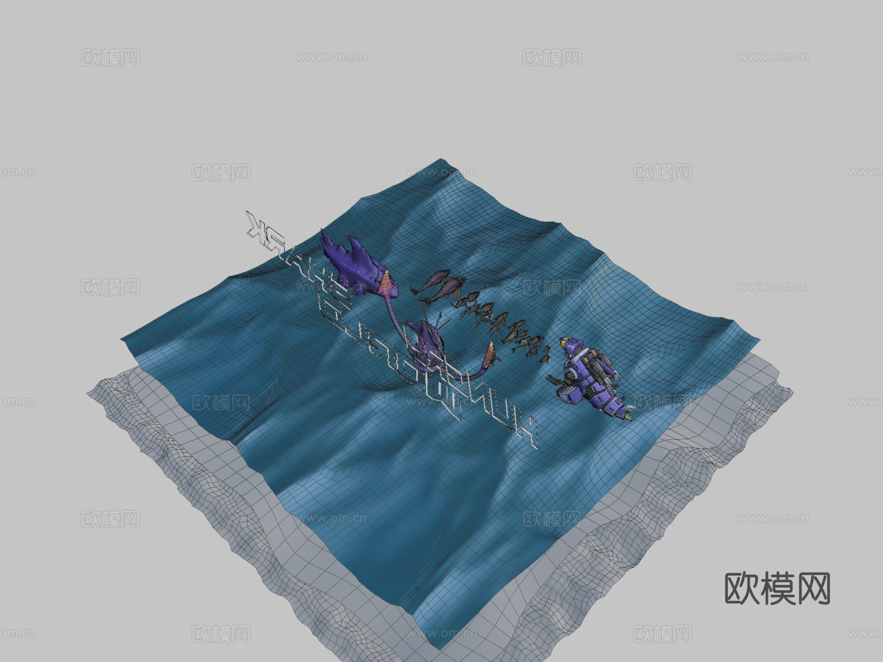 饥饿鲨世界收藏3d模型