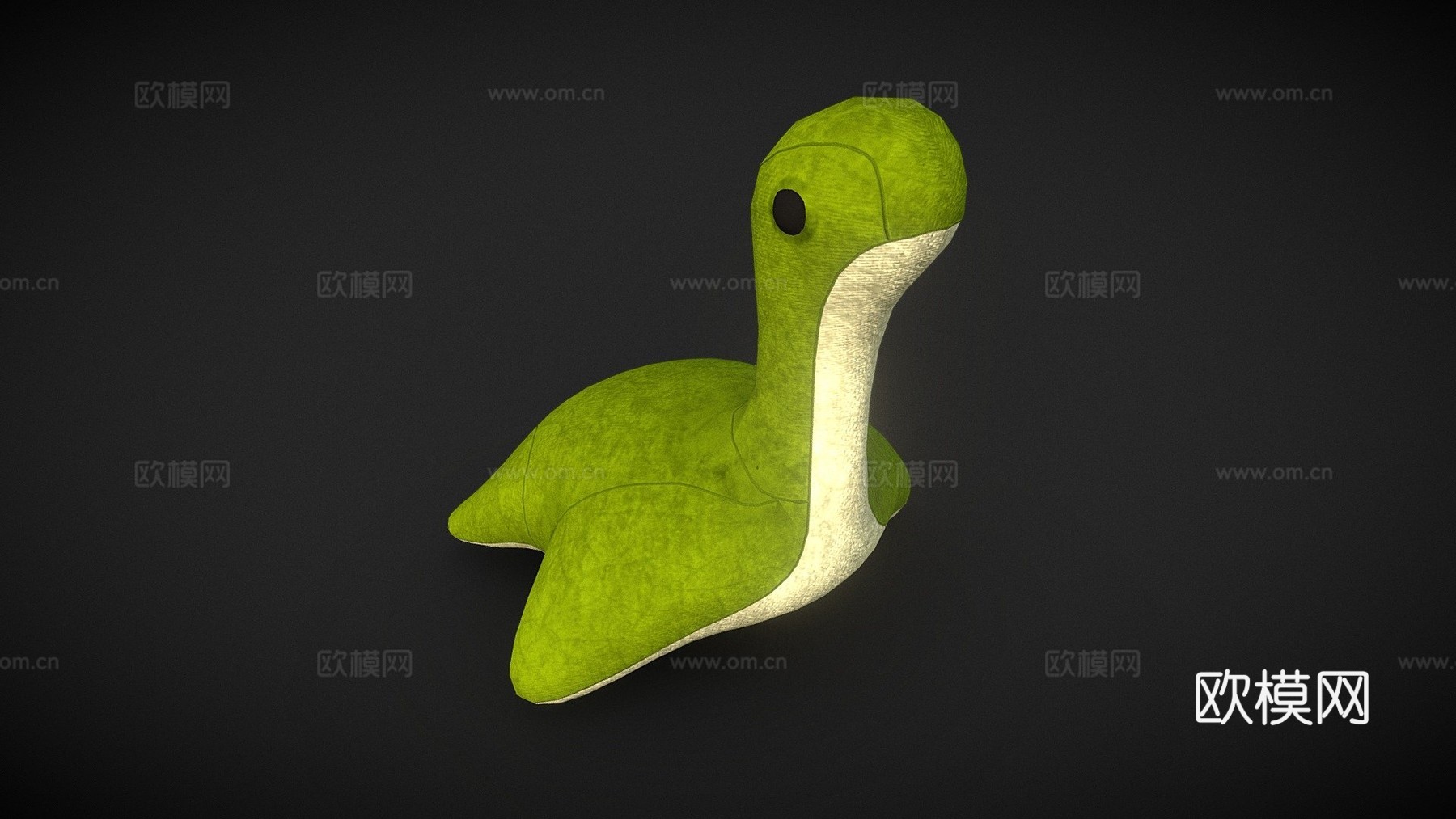 填充恐龙玩具3d模型