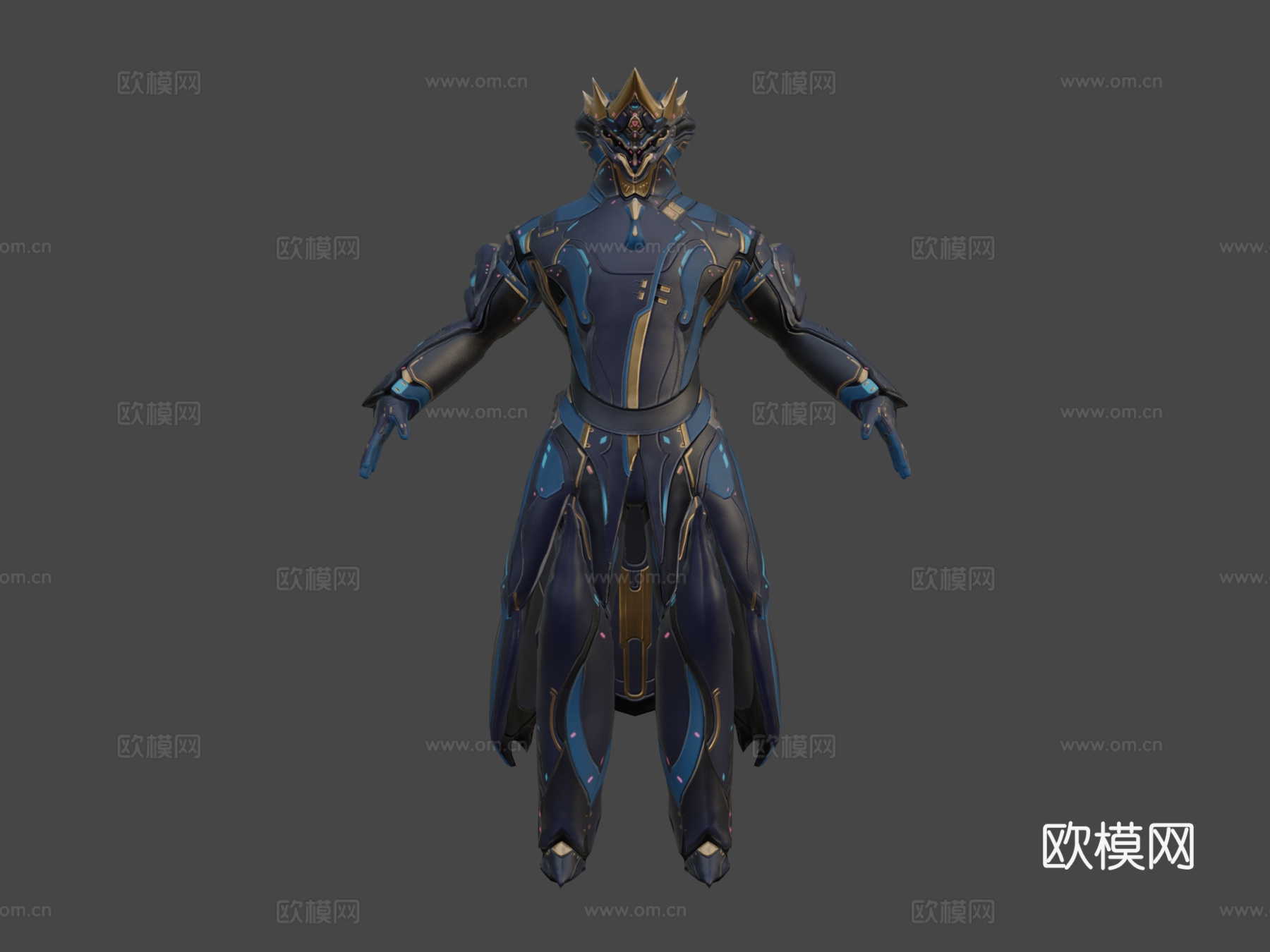 星际战甲-霜帝-帝王3d模型