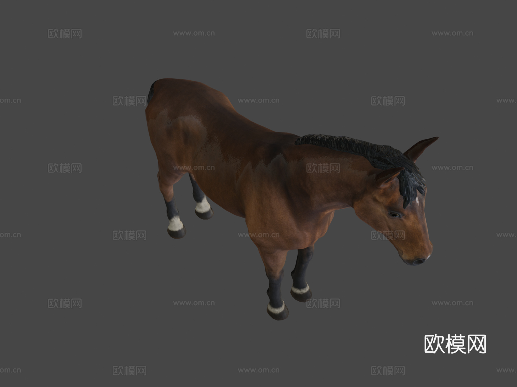 马3d模型