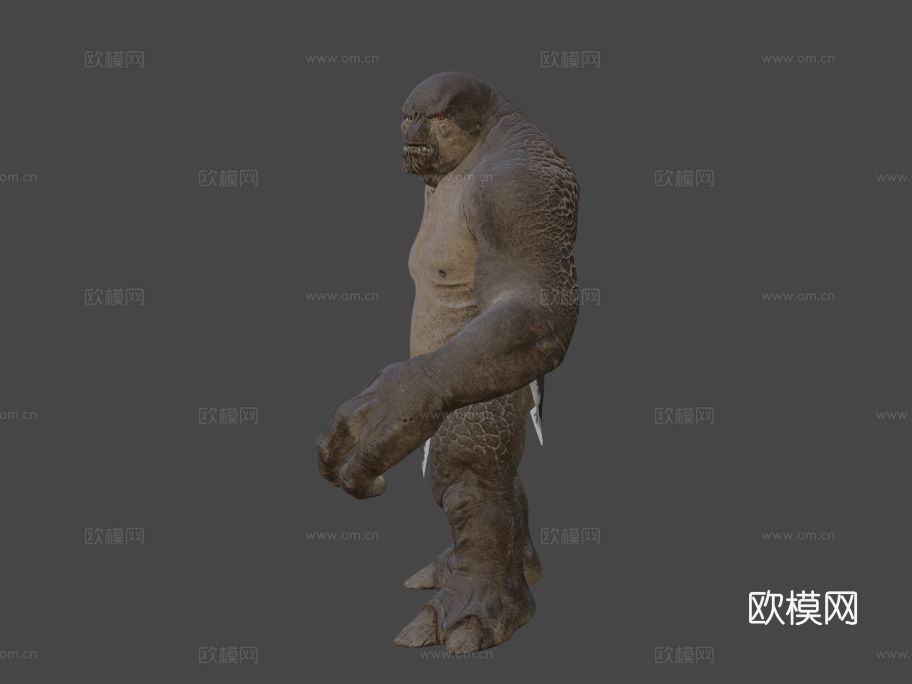 魔多巨怪=奥洛格海=-指环王3d模型