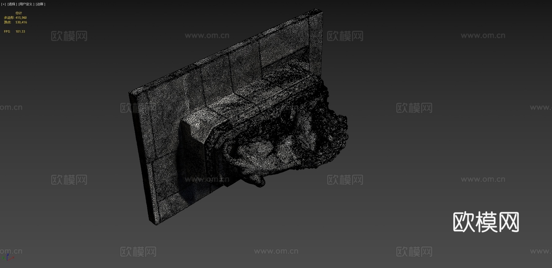 阿斯彭狮3d模型