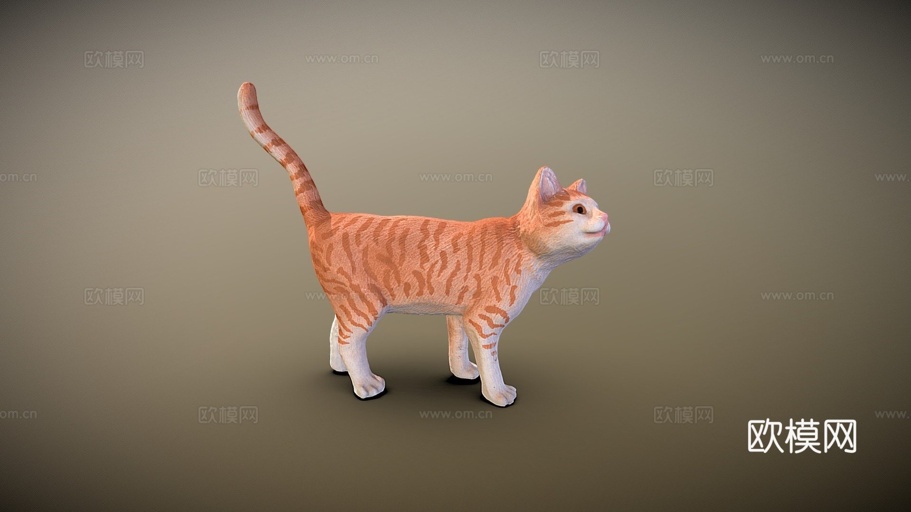 微型猫3d模型