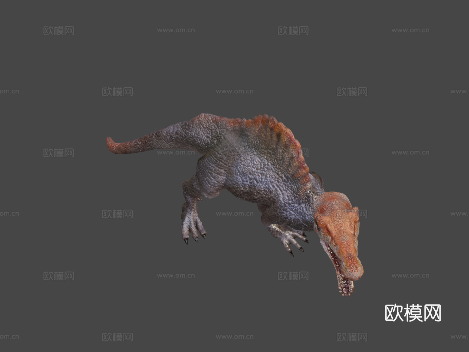 棘龙动画3d模型
