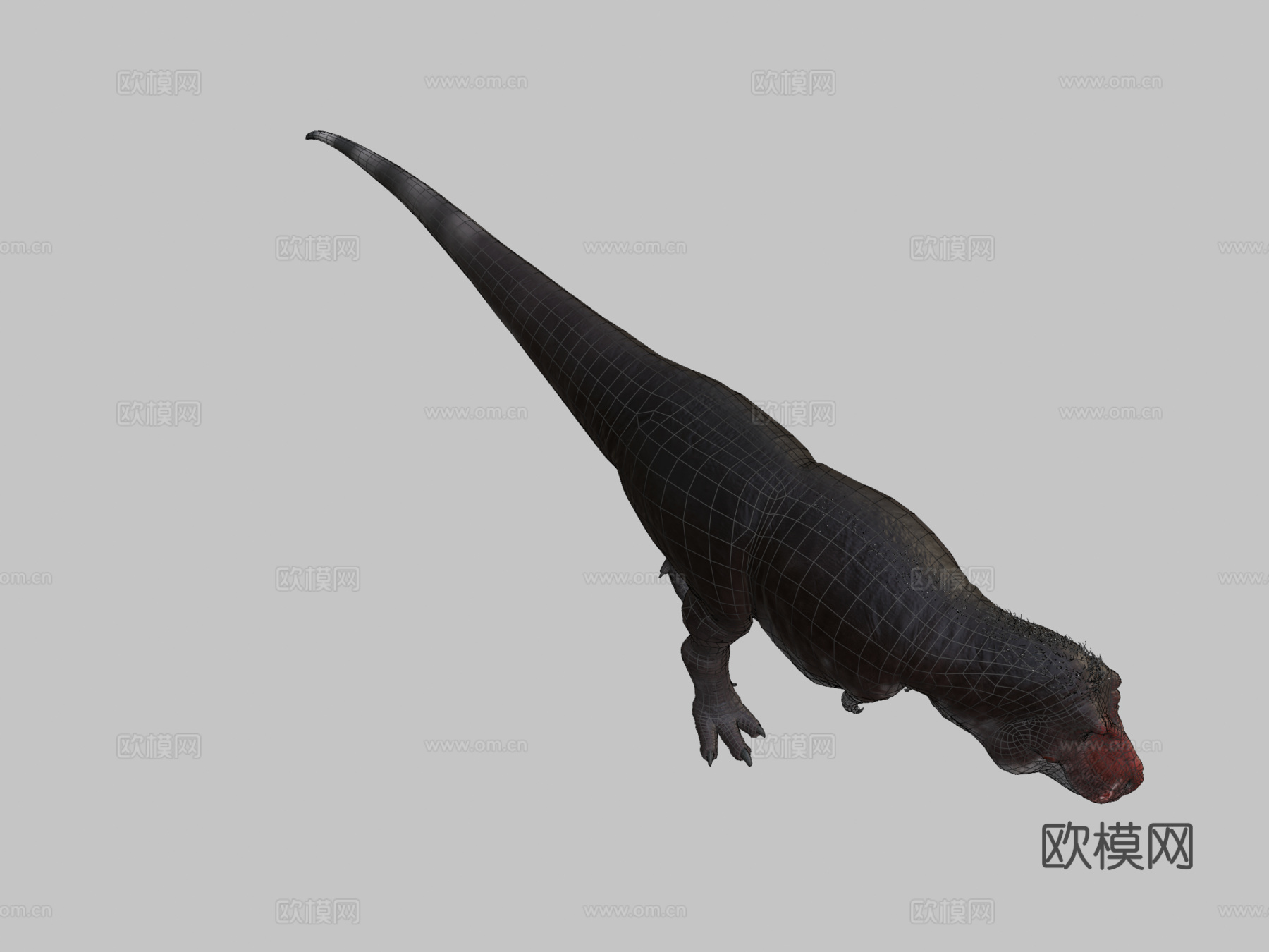 暴龙3d模型