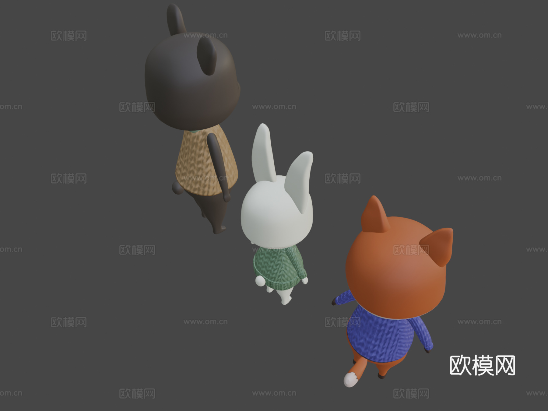 动物小队3d模型