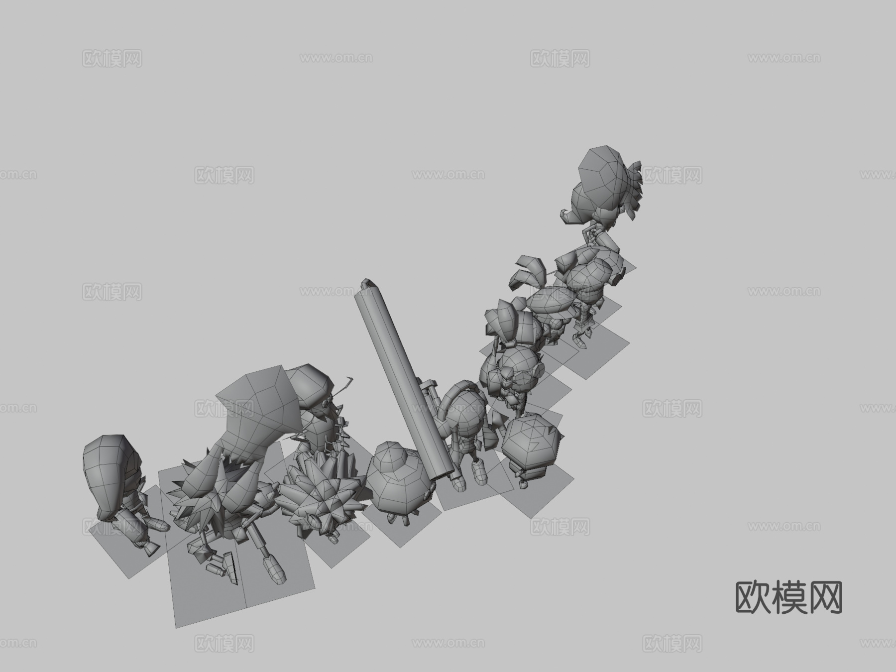喷射战士64角色3d模型