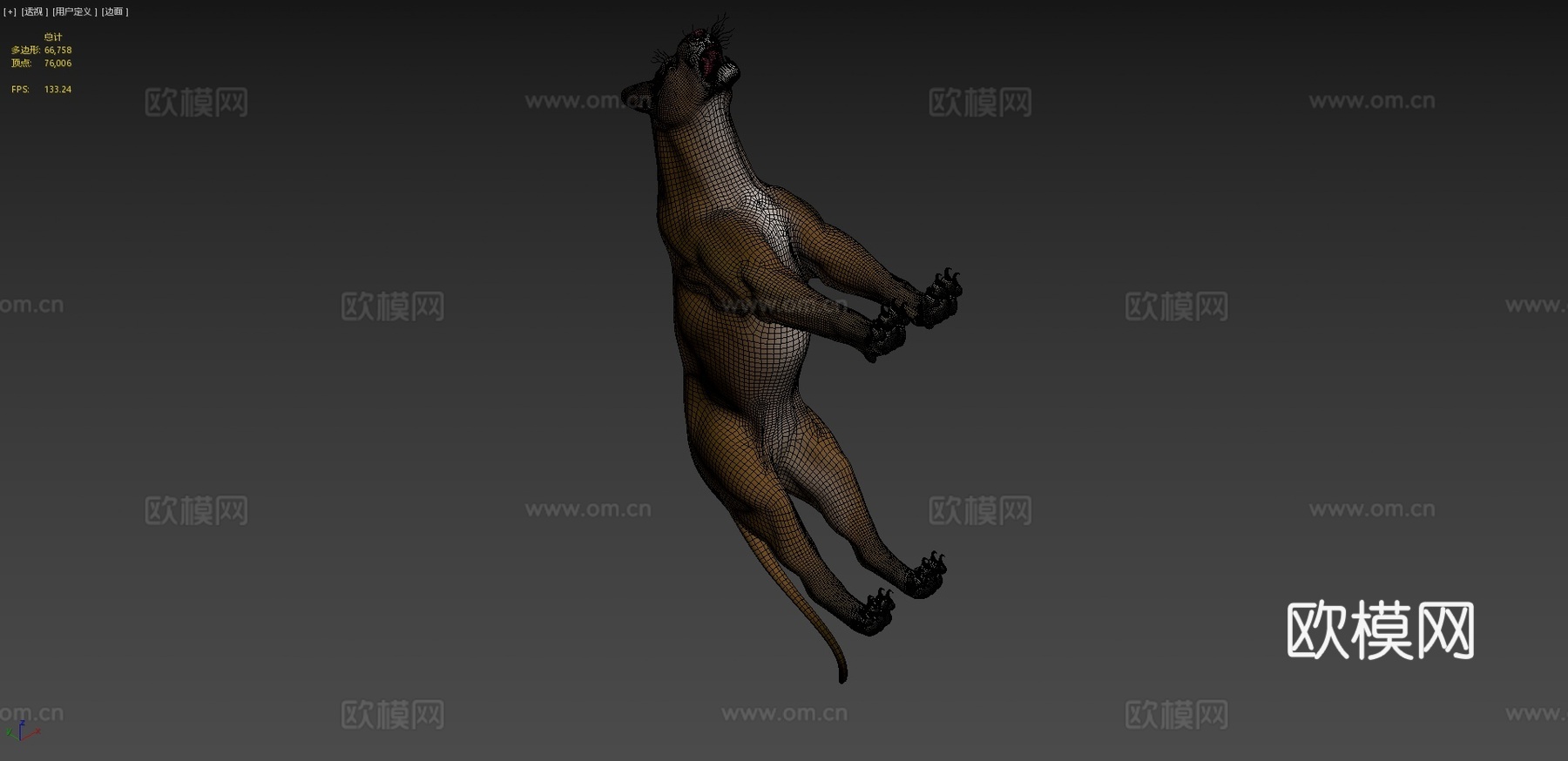 免费强壮母狮-4K3d模型