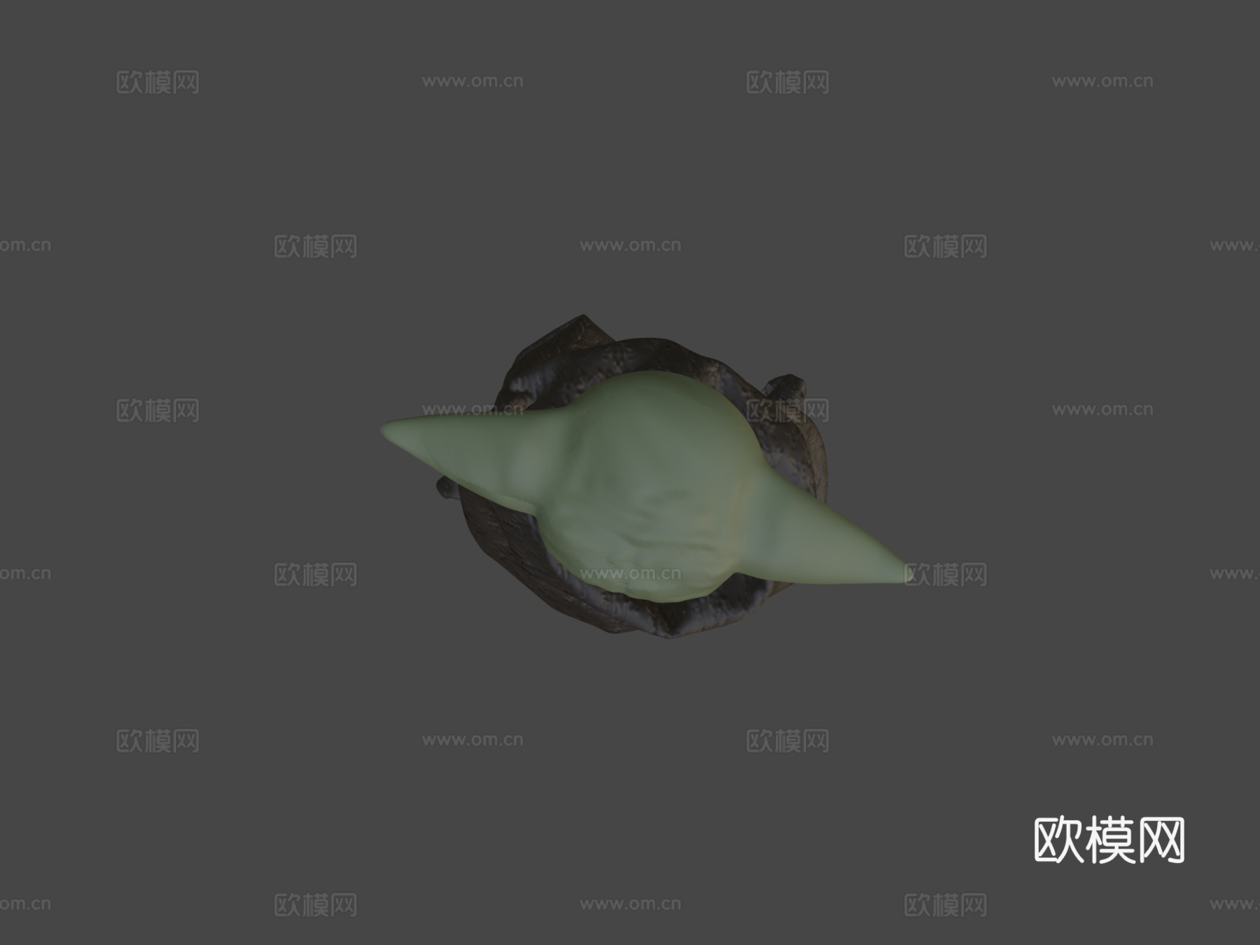 尤达宝宝3d模型