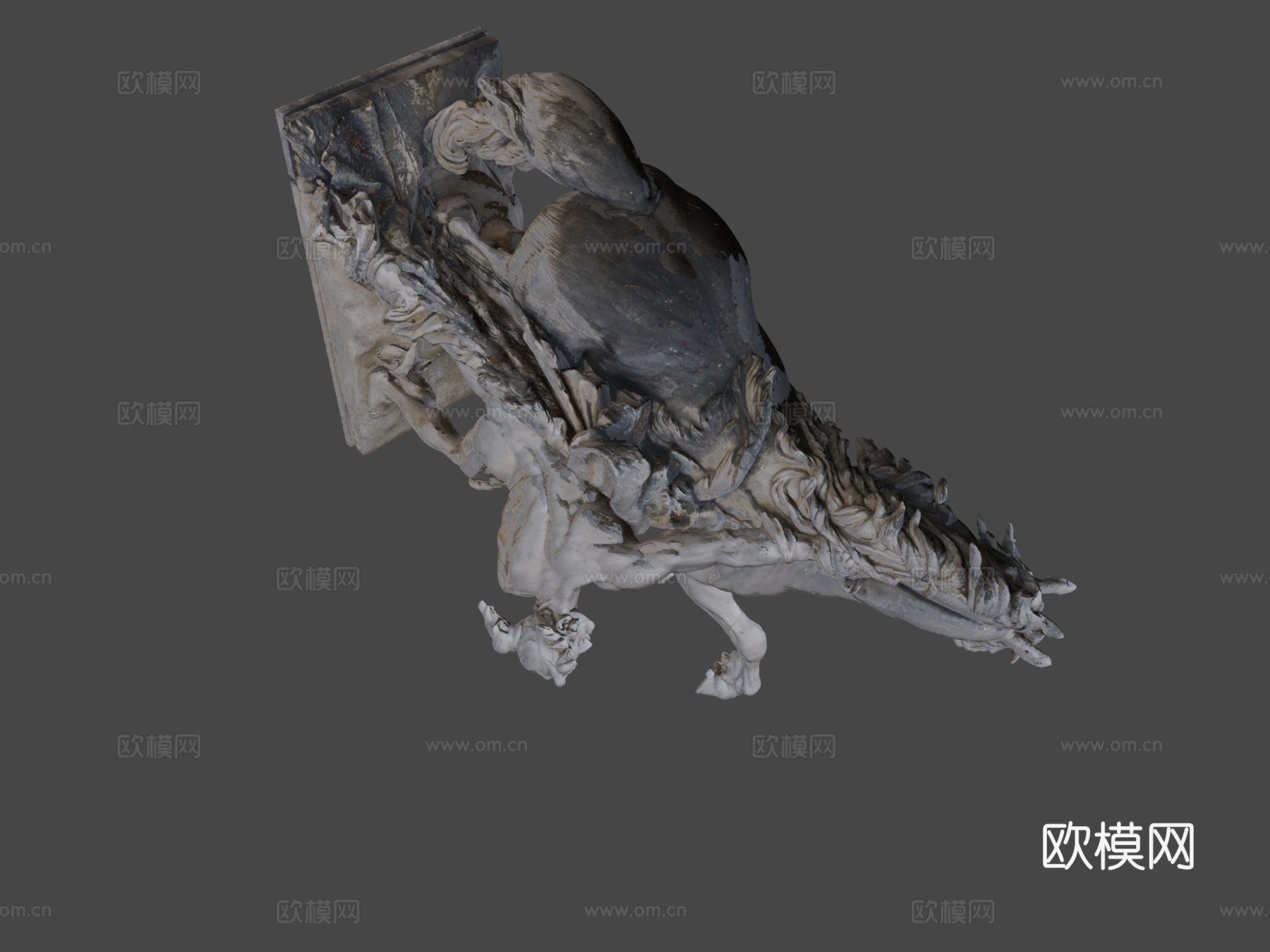 驯狮者3d模型
