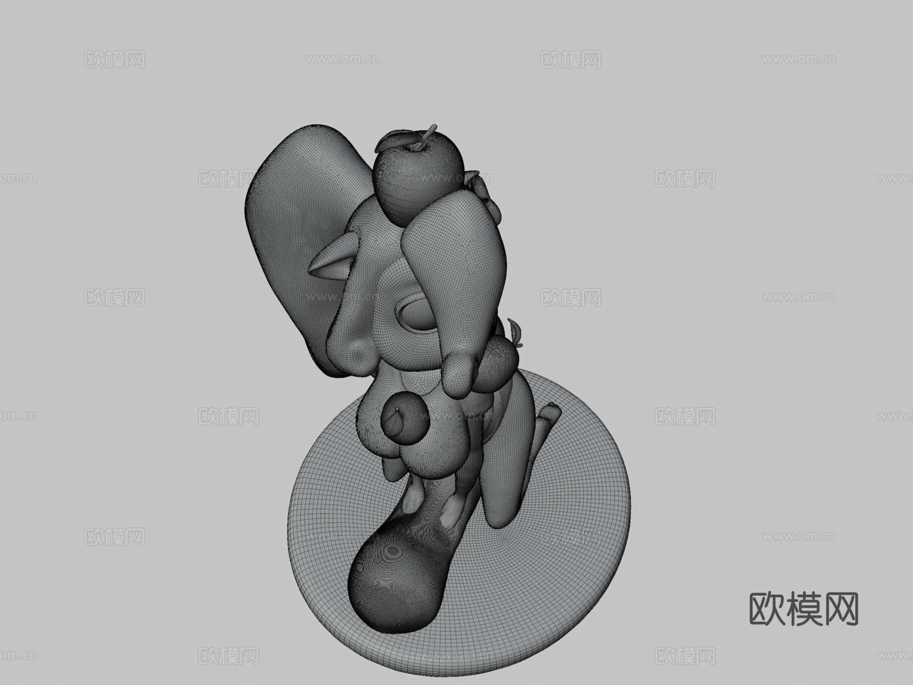 可可班迪库特3d模型