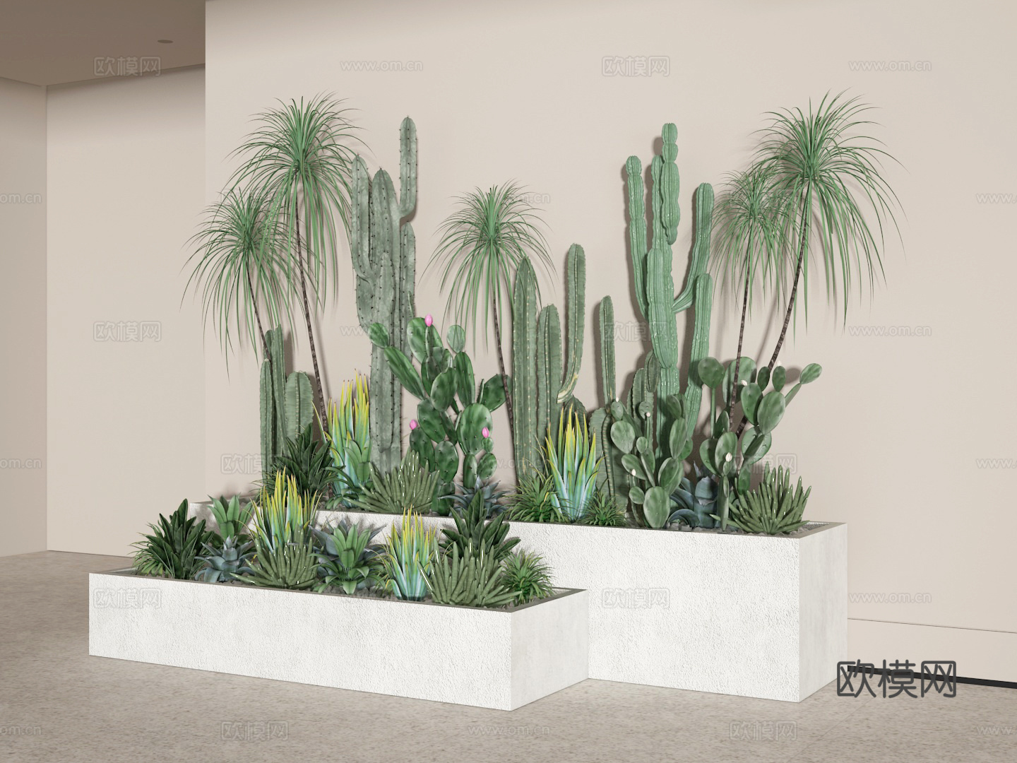 植物堆3d模型