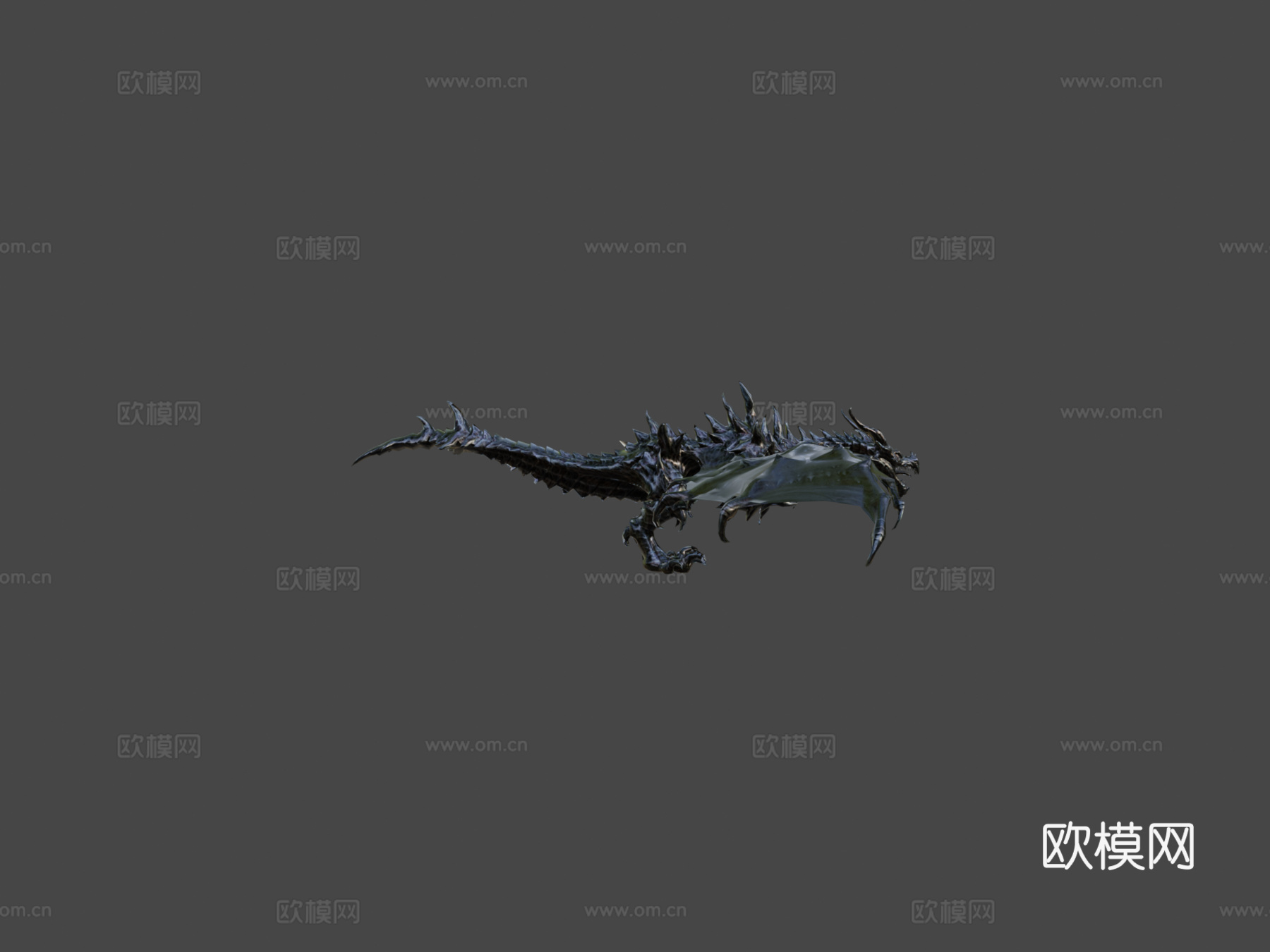 奥杜因龙3d模型