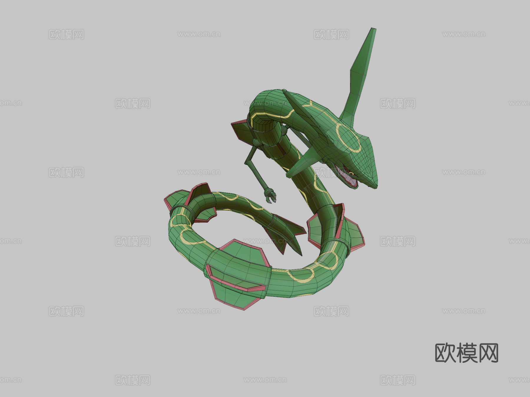 烈空坐-破坏光线动画3d模型