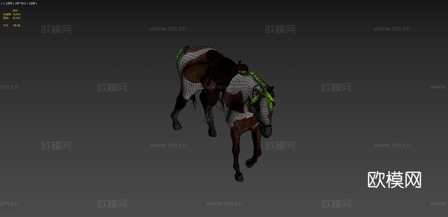 种马(游戏适配版)3d模型