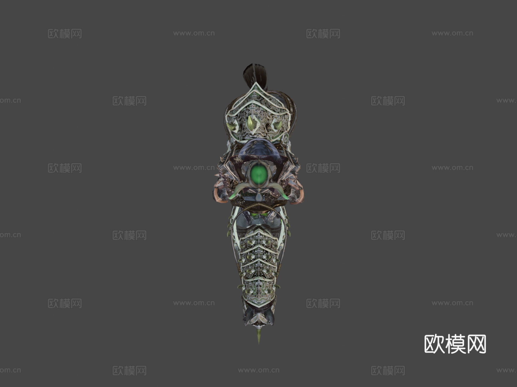 亡灵马与邪恶骑士3d模型