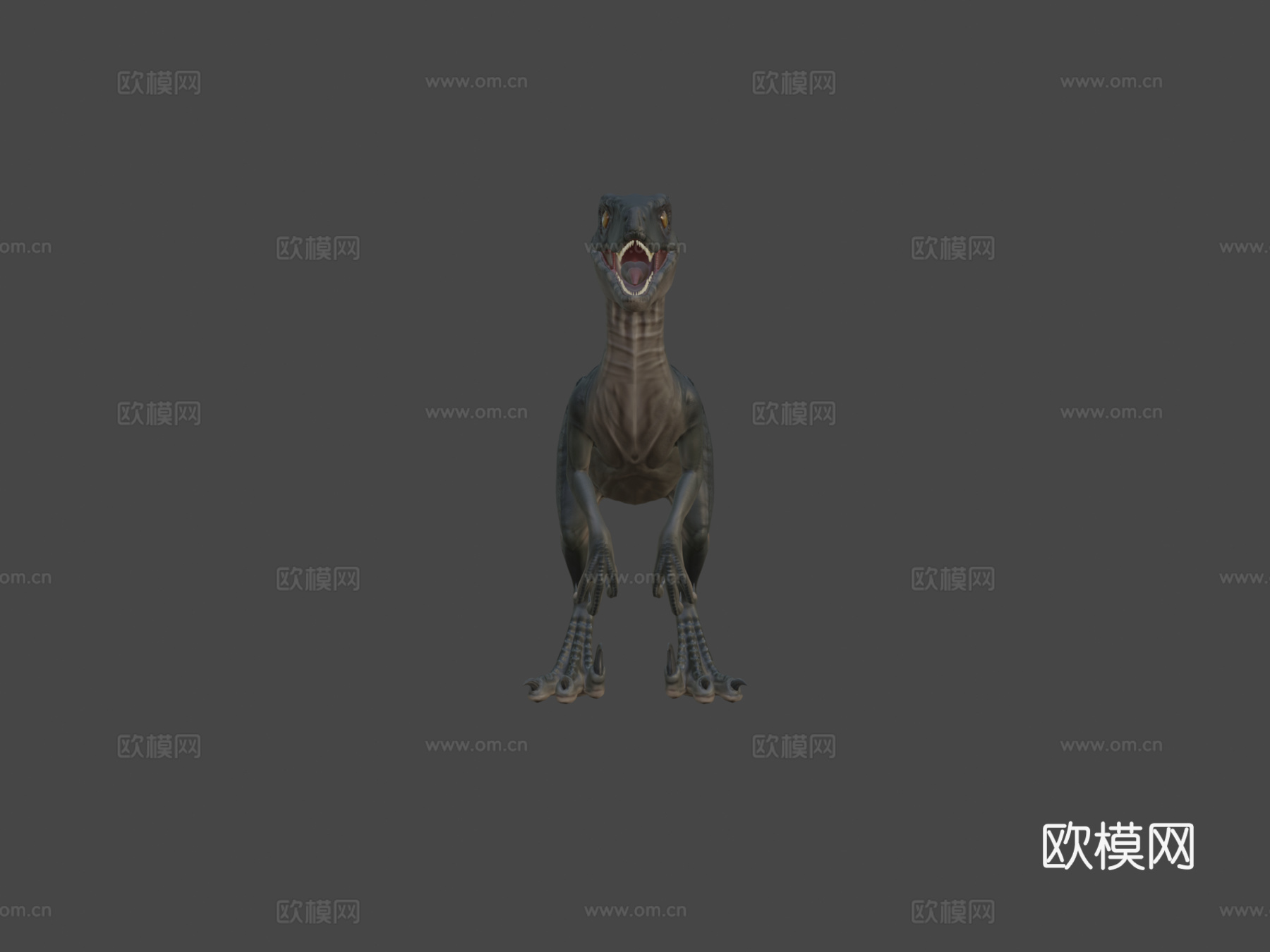 侏罗纪公园迅猛龙3d模型