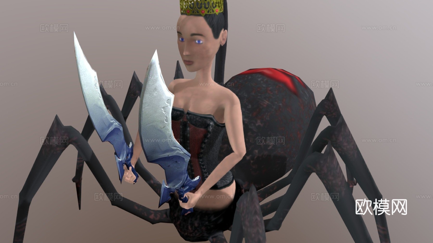 蜘蛛女王3d模型