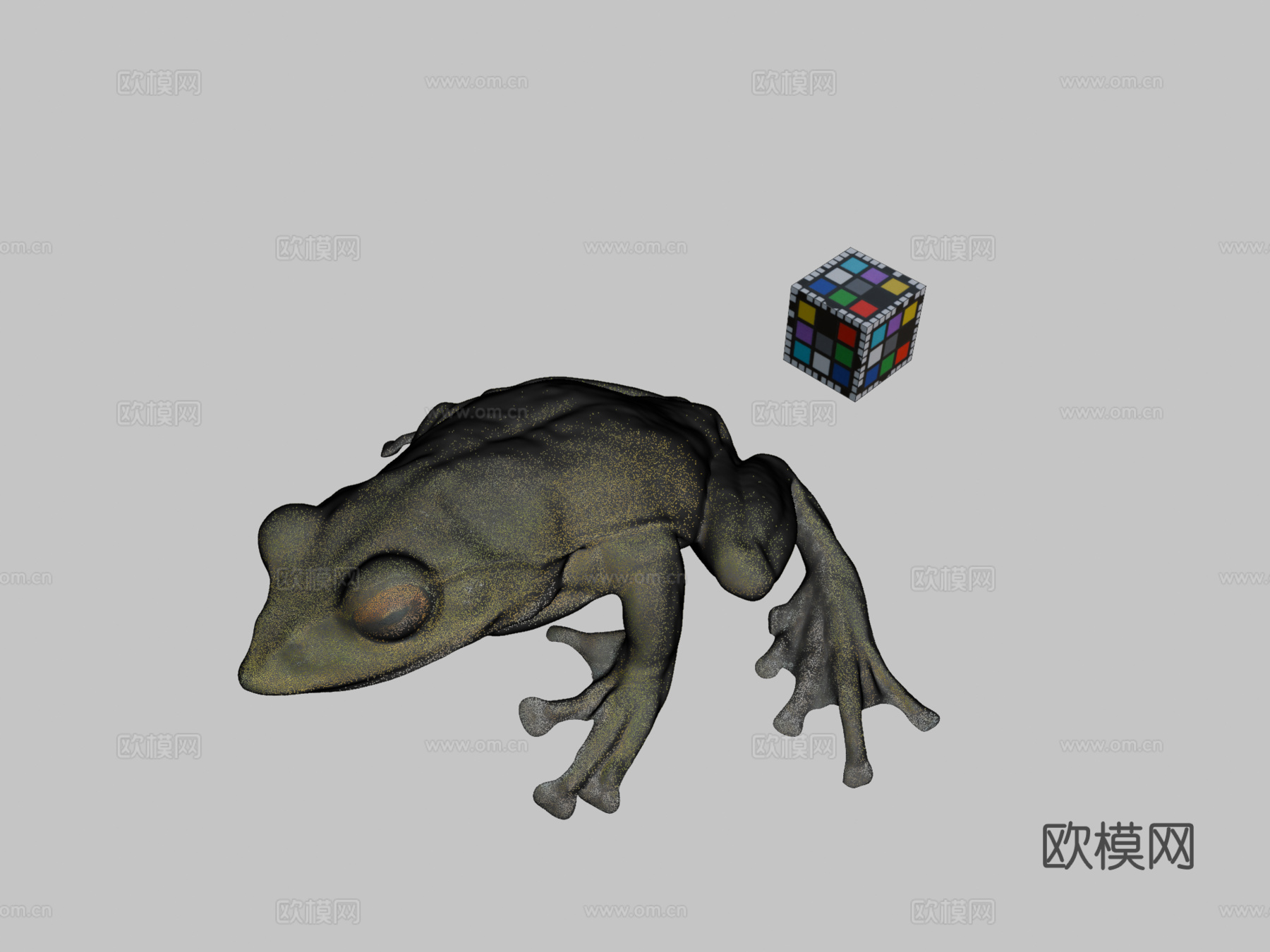 CC0森绿树蛙?♂3d模型