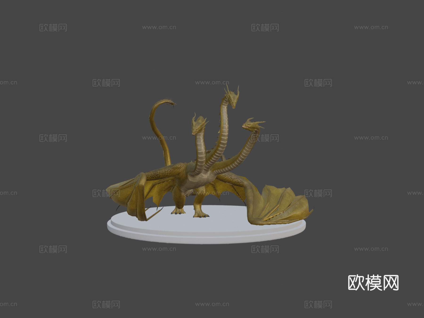 王者基多拉3d模型