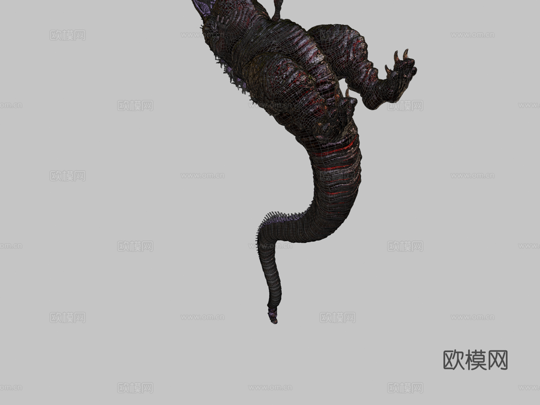 真哥斯拉3d模型