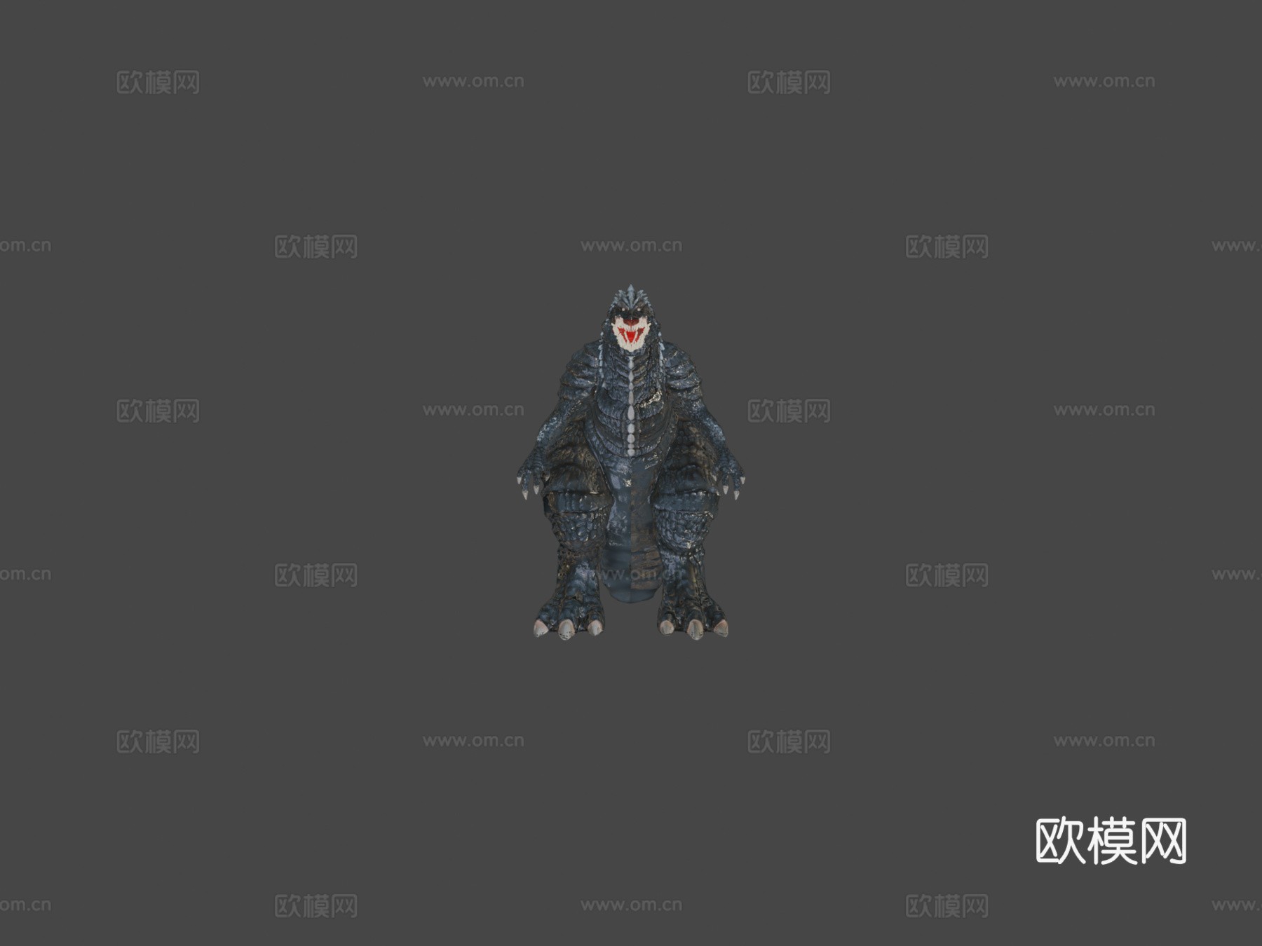 哥斯拉终极体[奇异点]3d模型