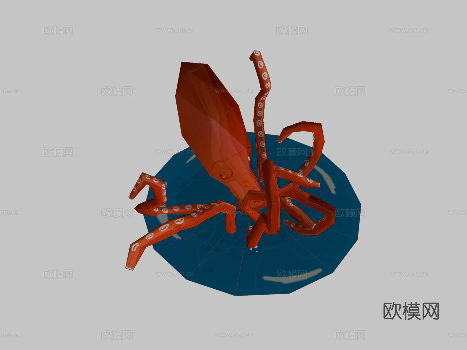 北海巨妖3d模型