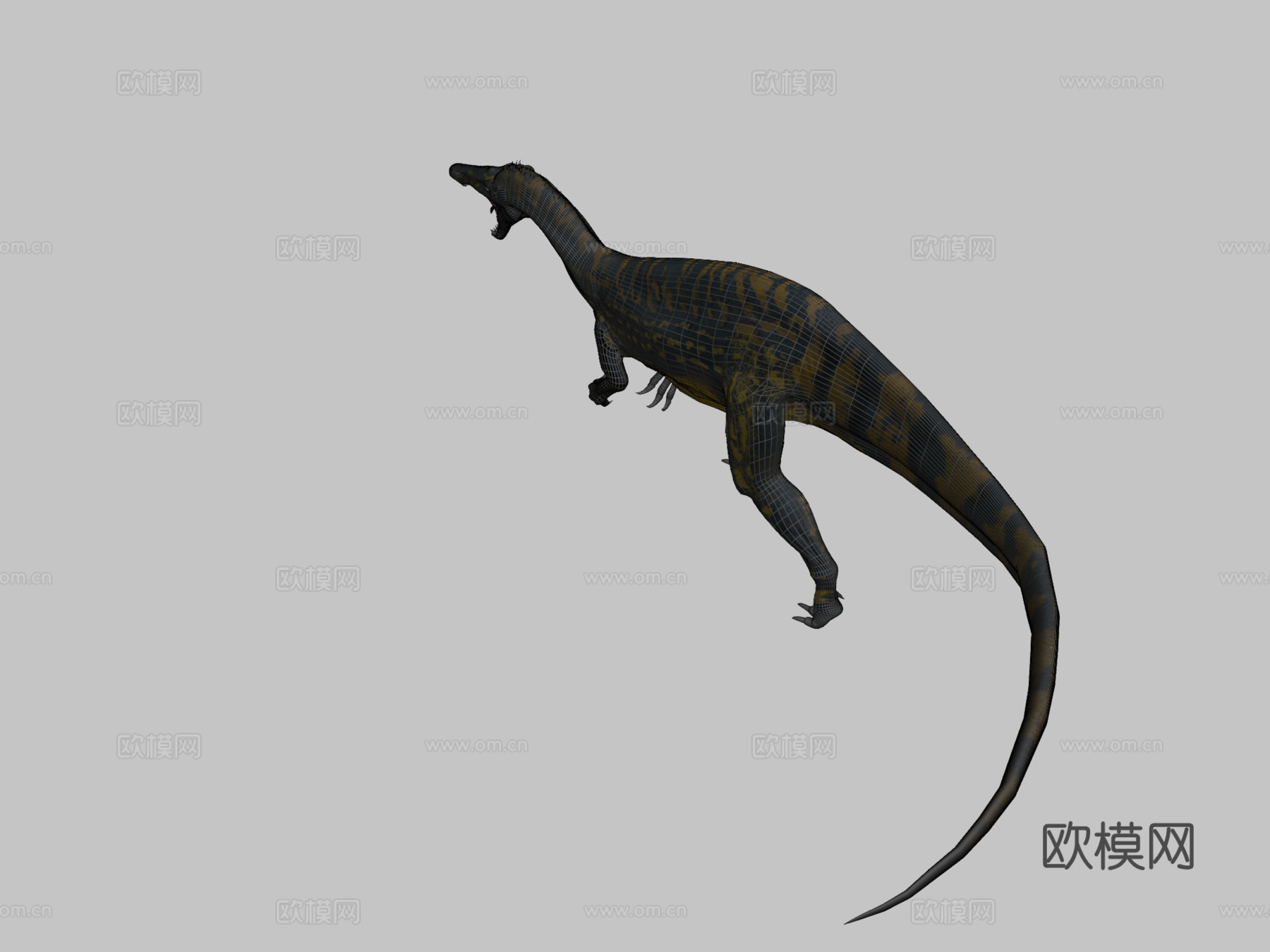 似鳄龙[4K纹理绑定]3d模型