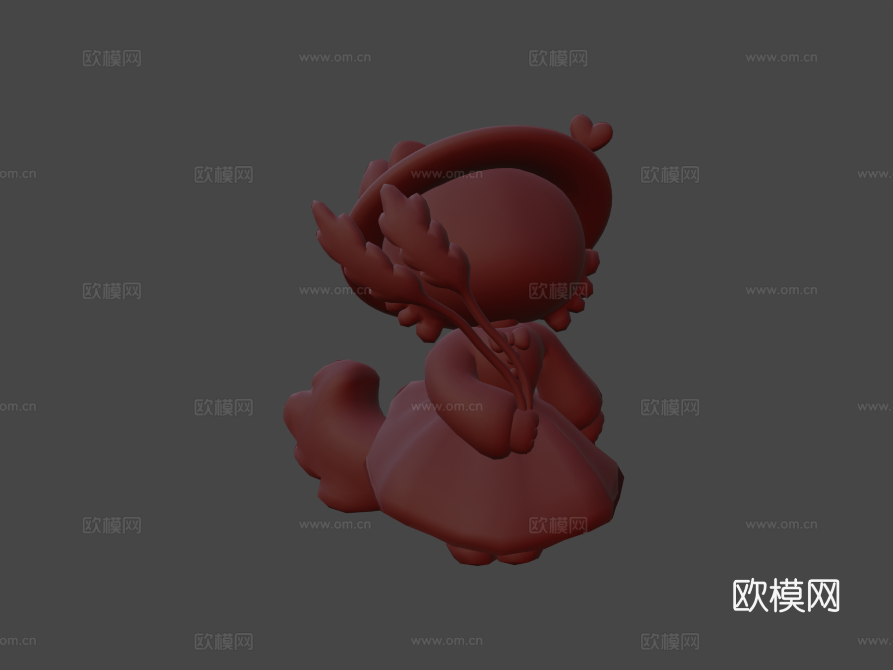 秋日小猫3d模型