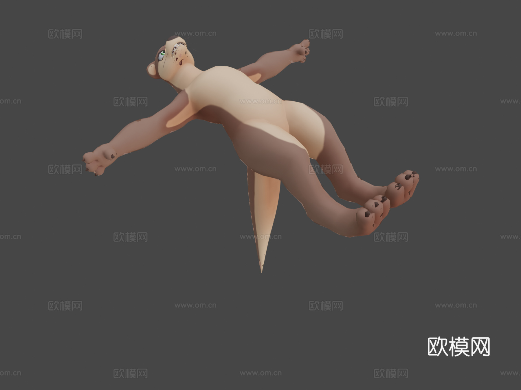 水獭塔里奥3d模型