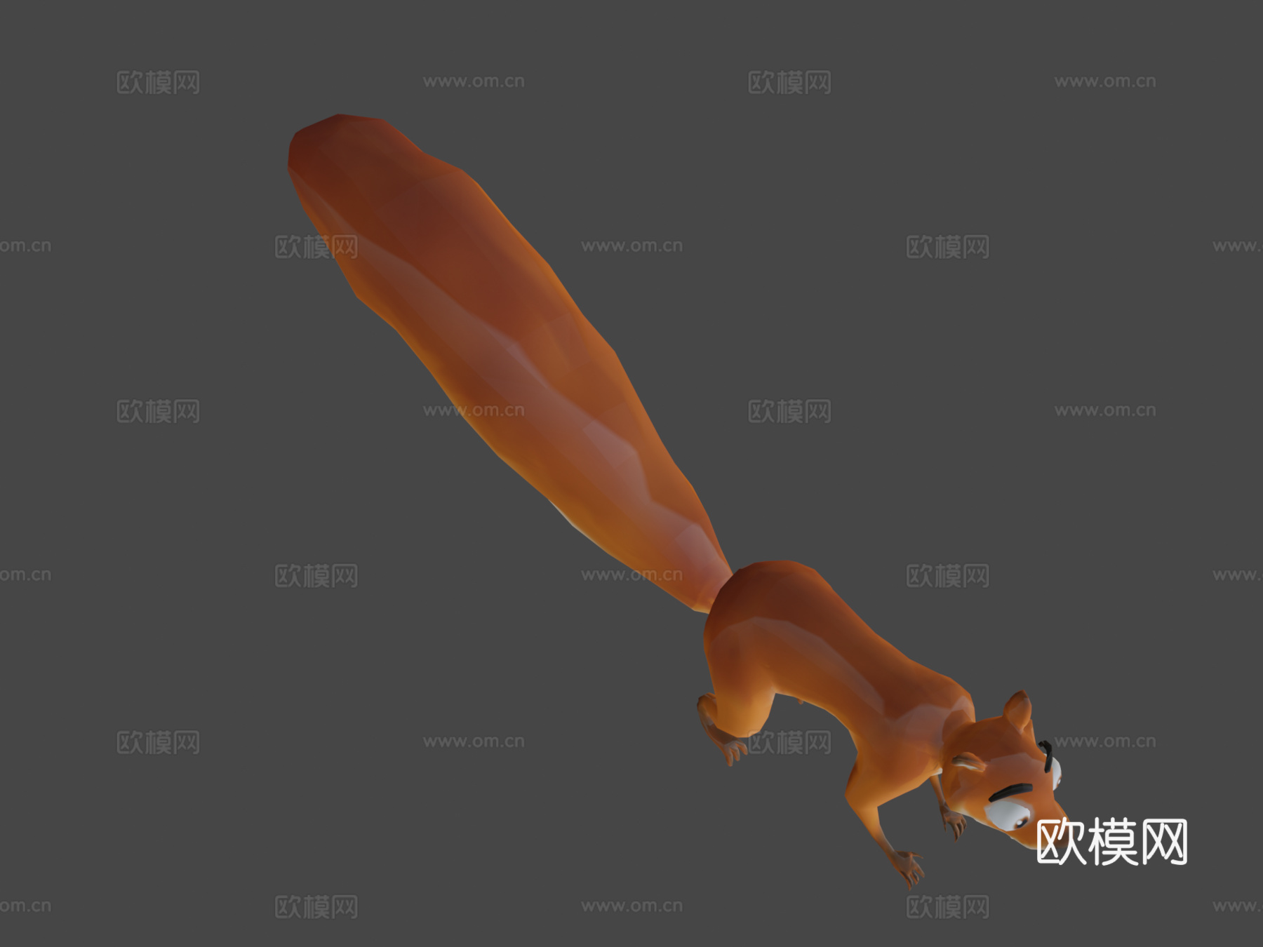 松鼠3d模型